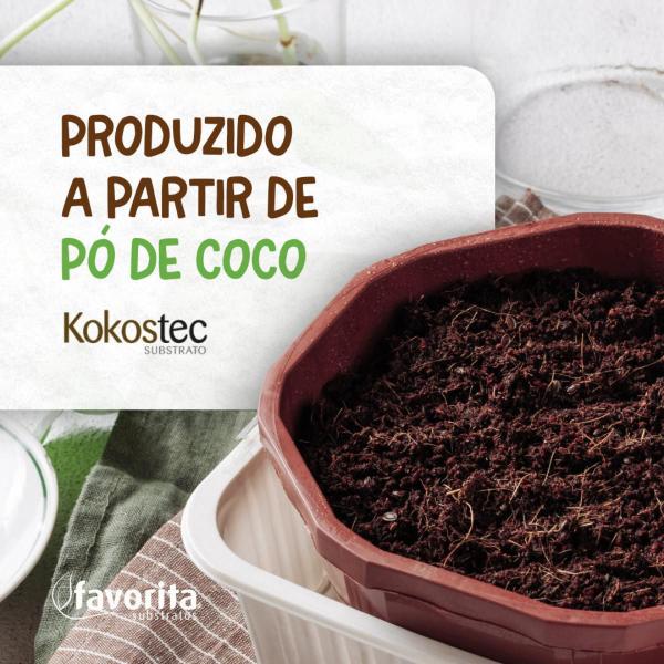 Imagem de Substrato pó de coco Kokostec para diferentes culturas 50l Loja