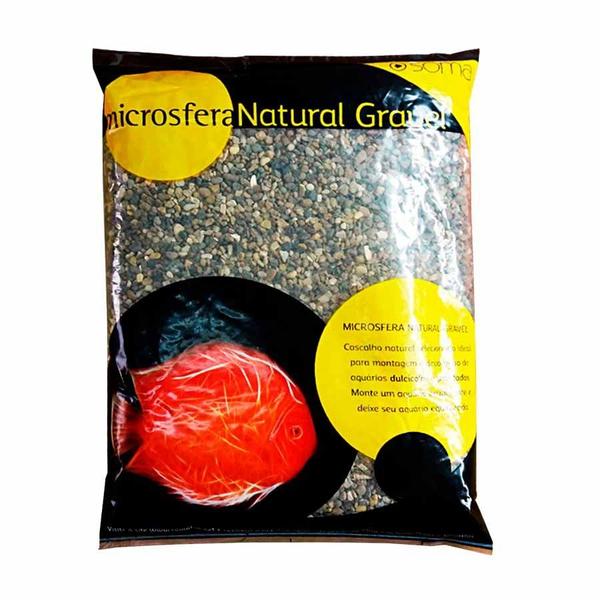 Imagem de Substrato Soma Microsfera Natural Gravel Cichlid Mix 4-6mm para Aquários 5kg