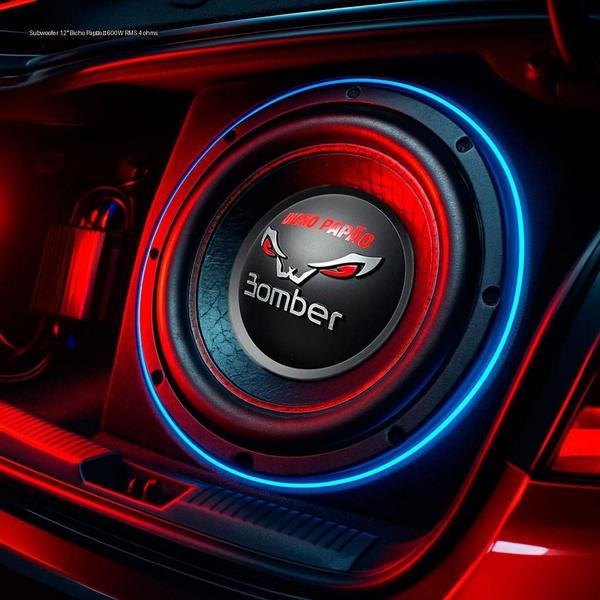 Subwoofer 12 Polegadas Bomber 600 RMS Bicho Papão 1200w Preto
