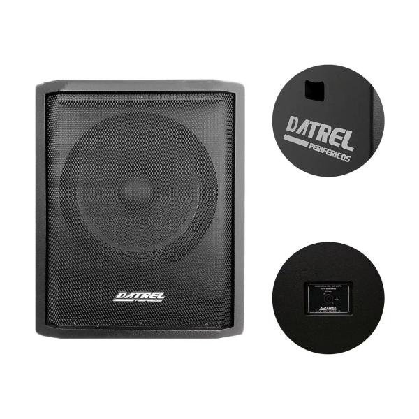 Imagem de Subwoofer Datrel Grave Passivo Falante 15" SW-400 400 Watts Preto