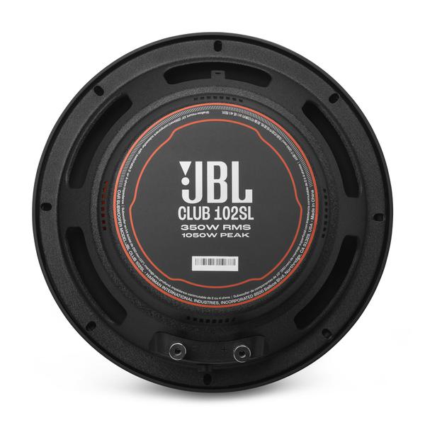 Imagem de Subwoofer JBL CLUB 102 SL 10 Polegadas 350W RMS Impedância Selecionável 2 ou 4 Ohms