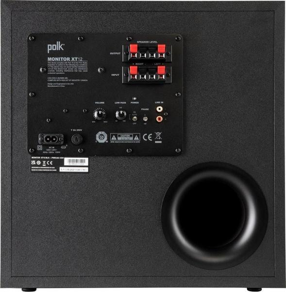 Imagem de Subwoofer Polk Monitor XT12 - 12 100W, Controles Integrados