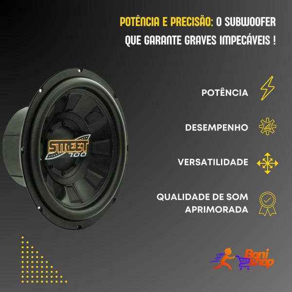 Imagem de Subwoofer Spyder Street 12 Polegadas Auto Falante 700w