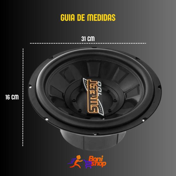 Imagem de Subwoofer Spyder Street 12 Polegadas Auto Falante 700w