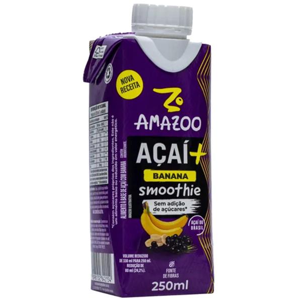 Imagem de Suco Amoo Smoothie Açai Banana 250Ml (12 Unidades)