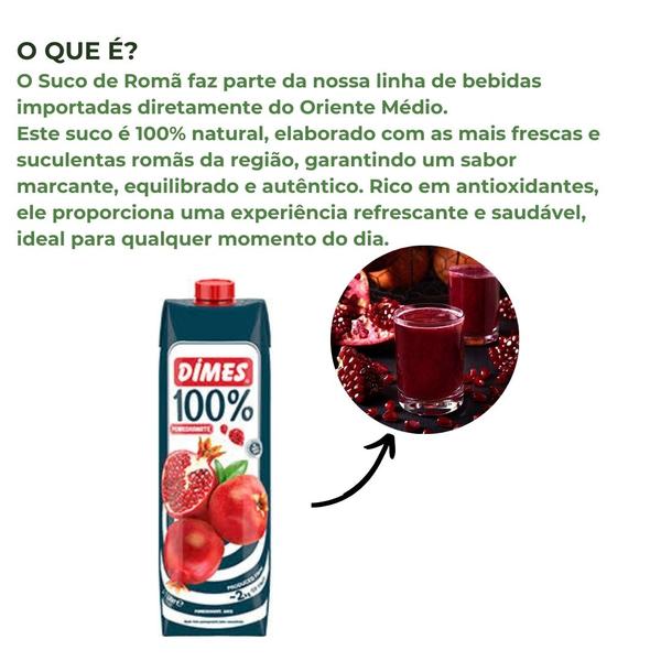 Suco Concentrado 100% Romã 1L - Dimes - Taybe Imagem de Suco Concentrado 100% Romã 1L - Dimes