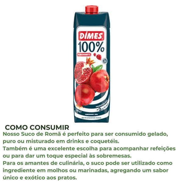 Suco Concentrado 100% Romã 1L - Dimes - Taybe Imagem de Suco Concentrado 100% Romã 1L - Dimes