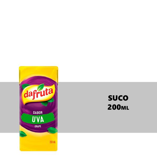 Imagem de Suco Dafruta Sabor de Uva 200ml 12 Unidades