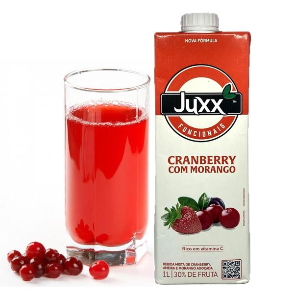 Imagem de Suco De Cranberry Com Morango Juxx 1L (12 Litros)