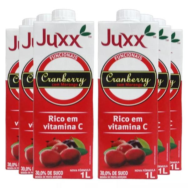 Imagem de Suco De Cranberry Com Morango Juxx 1L (6 Litros)