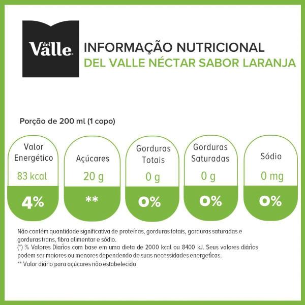 Imagem de Suco De Laranja Del Valle 1L -  Pack Com 6 Unidades