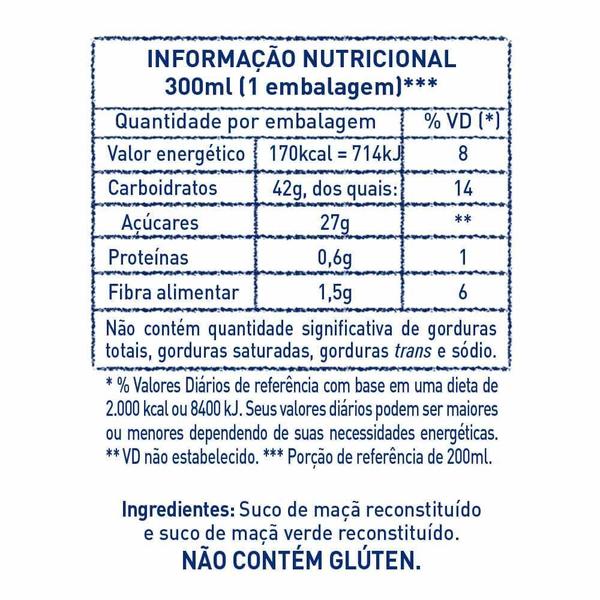 Imagem de Suco de Maçã NATURAL ONE 300ml Ambiente (6 unidades)