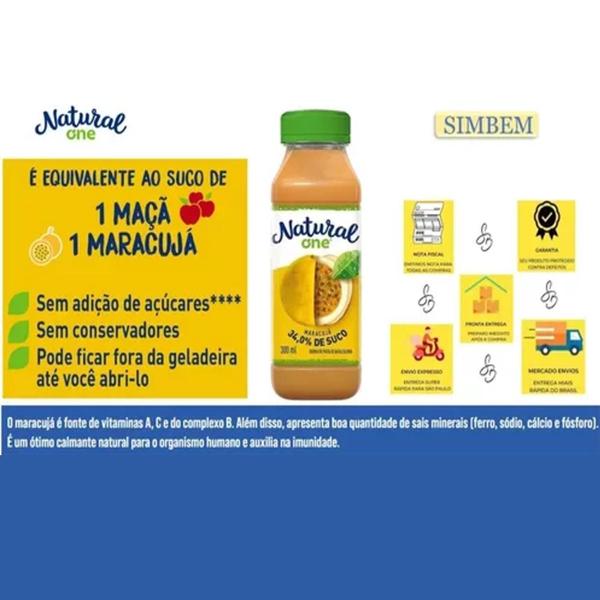 Imagem de Suco De Maracujá E Maçã Ambiente Natural One 300Ml