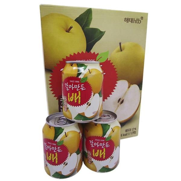 Imagem de Suco De Pera Coreana 238Ml Caixa Com 12 Latas - Haitai