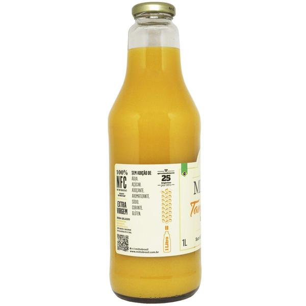 Imagem de Suco de Tangerina Integral 1 Litro Natural Extra Virgem Garrafa de Vidro Mitto Brasil