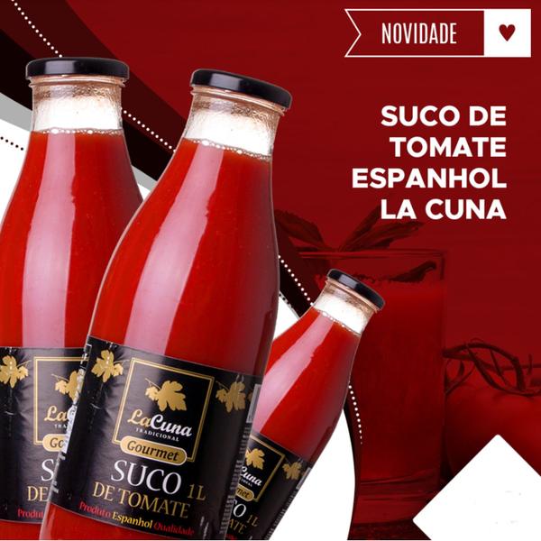 Imagem de Suco de Tomate Espanhol LACUNA 1L (6 Garrafas)