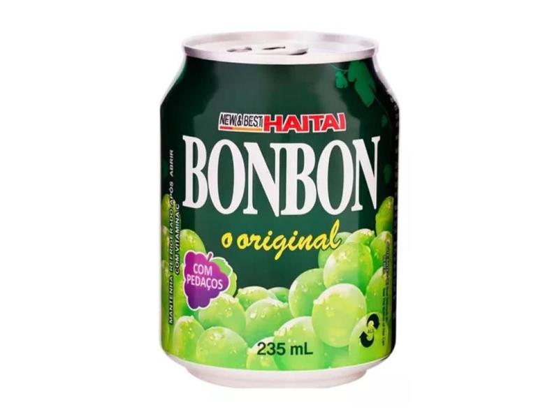 Imagem de Suco de Uva Bonbon com Pedaços Importado 235 ml - 6 Unid