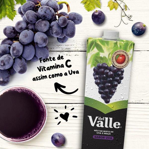 Imagem de Suco De Uva Del Valle 1L - Pack Com 6 Unidades