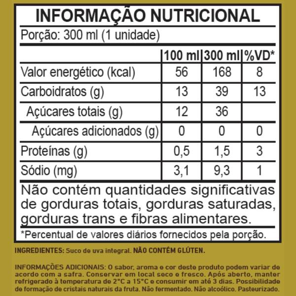 Imagem de Suco de Uva Integral OQ 300ml Caixa C/12 Un