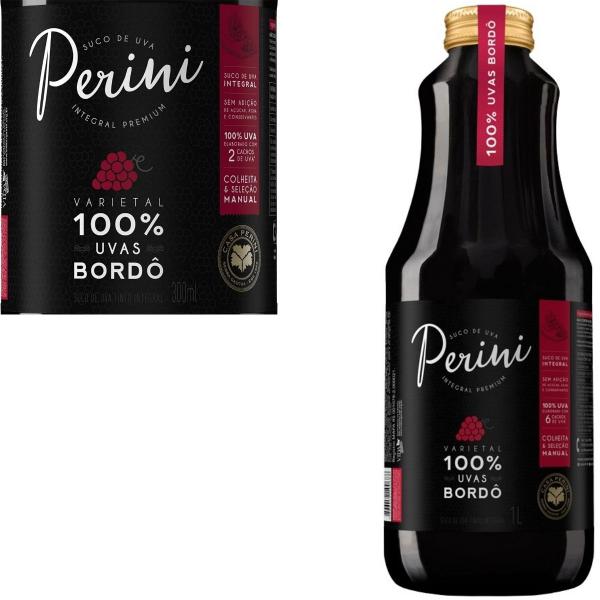 Imagem de Suco de Uva Integral Tinto 100% Uva Bordo Perini 1 Litro