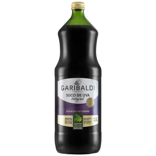 Suco de Uva Natural Tinto Integral Garibaldi Serra Gaúcha 1,5 L Imagem de Suco de Uva Natural Tinto Integral Garibaldi Serra Gaúcha 1,5 L