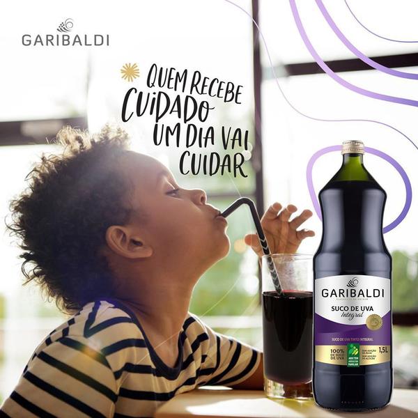 Suco de Uva Natural Tinto Integral Garibaldi Serra Gaúcha 1,5 L Imagem de Suco de Uva Natural Tinto Integral Garibaldi Serra Gaúcha 1,5 L