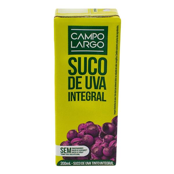 Imagem de Suco de Uva Tinto Campo Largo com 200ml