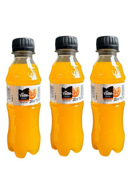 Suco Del Valle Fresh Laranja Garrafa 200ml - Kit Com 12 Un - Dell vale Imagem de Suco Del Valle Fresh Laranja Garrafa 200ml - Kit Com 12 Un
