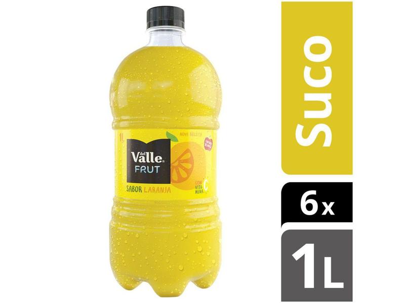 Suco Del Valle Frut Laranja 1L - 6 Unidades Imagem de Suco Del Valle Frut Laranja 1L - 6 Unidades