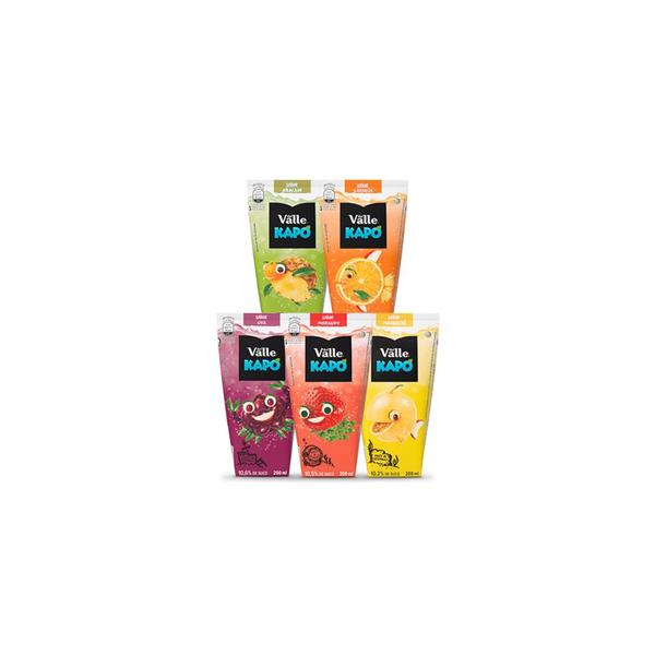 Suco Kapo Del Valle Sabores 200ml Imagem de Suco Kapo Del Valle Sabores 200ml