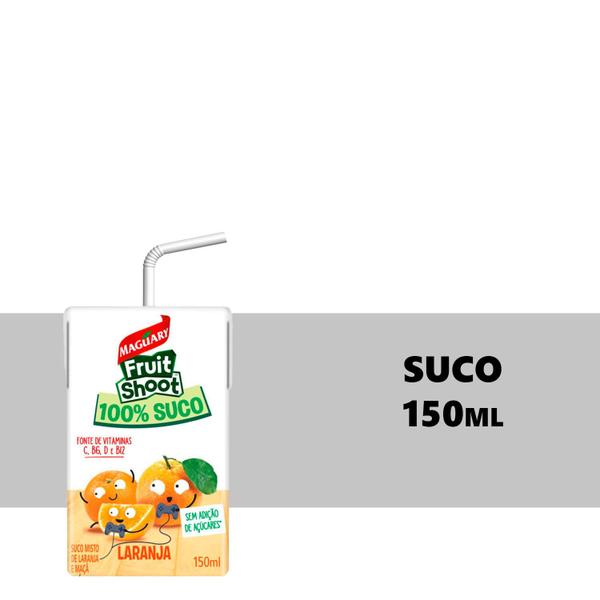 Imagem de Suco Maguary de Laranja 100% Fruit Shoot 150ml 12 Unidades