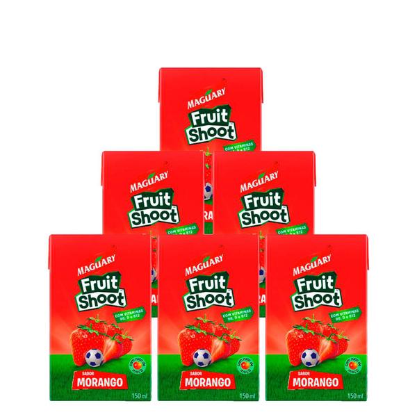 Imagem de Suco Maguary de Morango Fruit Shoot 150ml 6 Unidades