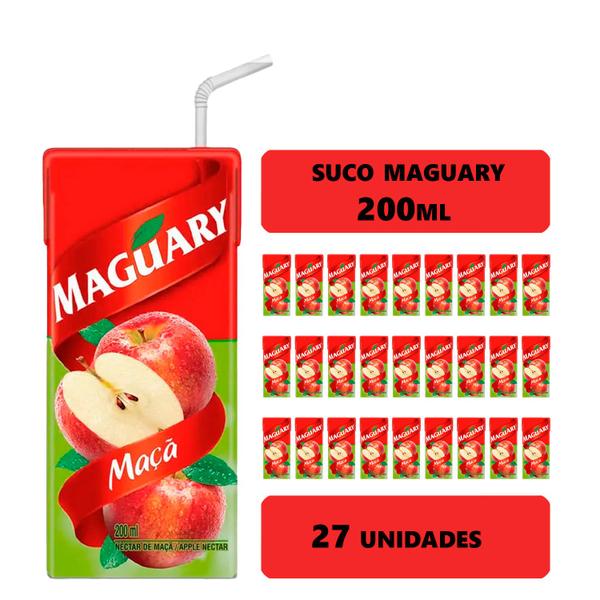 Imagem de Suco Maguary Nectar de Maçã 200ml 27 Unidades