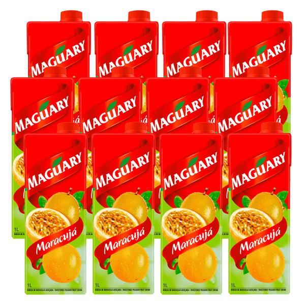 Imagem de Suco Maguary Néctar de Maracujá 1l 12 Unidades