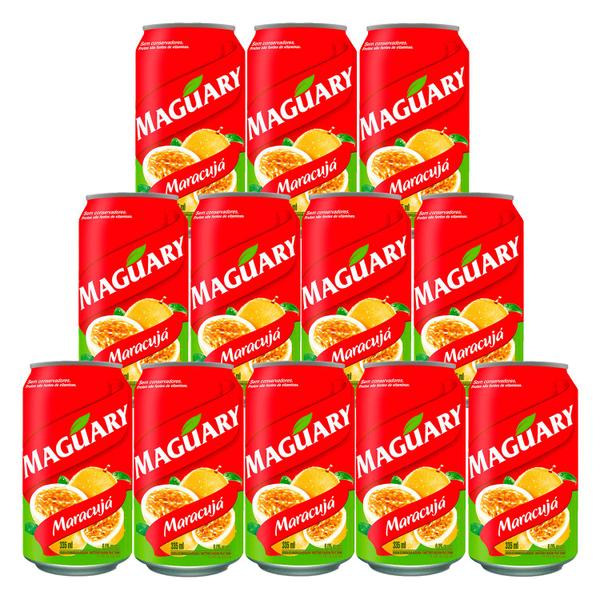 Suco Maguary Néctar de Maracujá 335ml 12 Unidades Imagem de Suco Maguary Néctar de Maracujá 335ml 12 Unidades