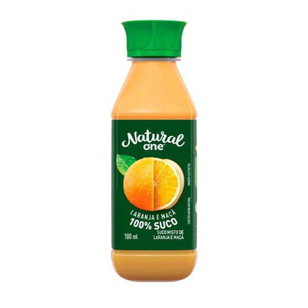 Imagem de Suco Natural One Laranja e Maçã Ambiente 180ml (6 Unidades)