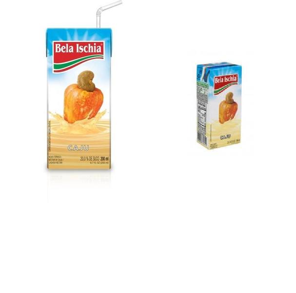 Imagem de Suco Pronto De Goiaba E Caju Bela Ishia 200Ml- 60 Unidades