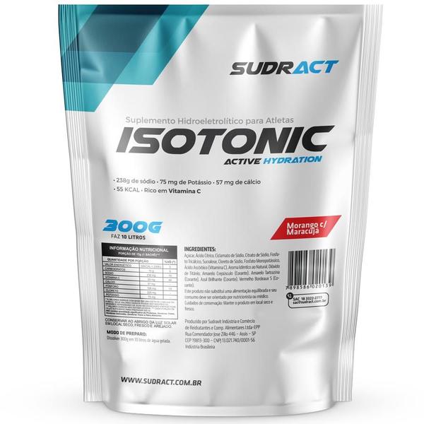 Imagem de Sudract Isotonic 300g - Morango com Maracujá