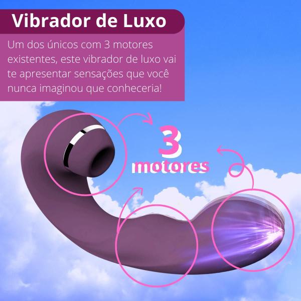 Imagem de Sugador Com Pulsação Vibrador Ponto G E Vagina Clitóris Top