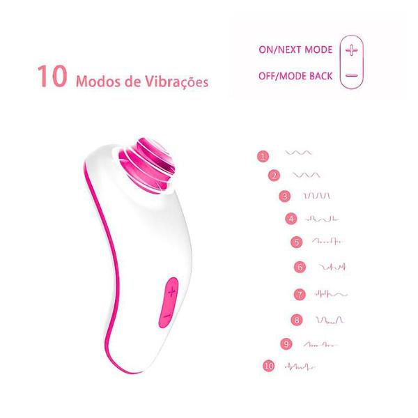 Imagem de Sugador de Clitóris Addie com 10 Modos de Sucção Pink