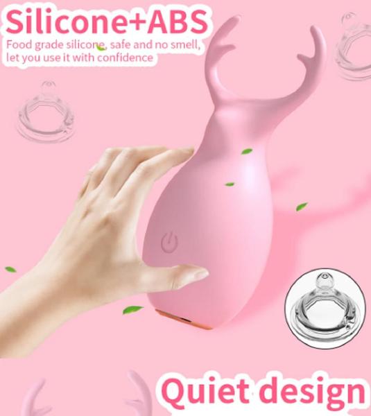 Sugador de Clitóris Alce 10 Velocidades Sugador Clitoriano Potente e Discreto - QC Imagem de Sugador de Clitóris Alce 10 Velocidades Sugador Clitoriano Potente e Discreto
