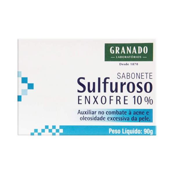 Imagem de Sulfuroso Enxofre 10% Granado Sabonete Em Barra Facial 90G