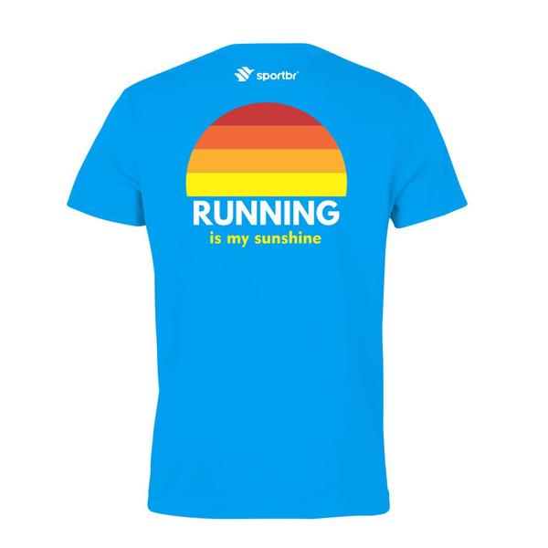 Imagem de Sunshine Camiseta Masculina Para Corrida - Azul