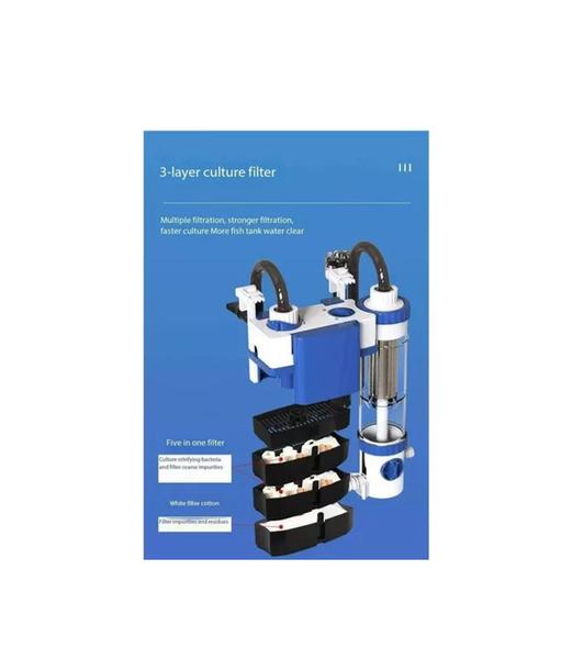 Sunsun Ybf-500 Filtro Mini Canister 500l/h Com Skimmer - Filtro de