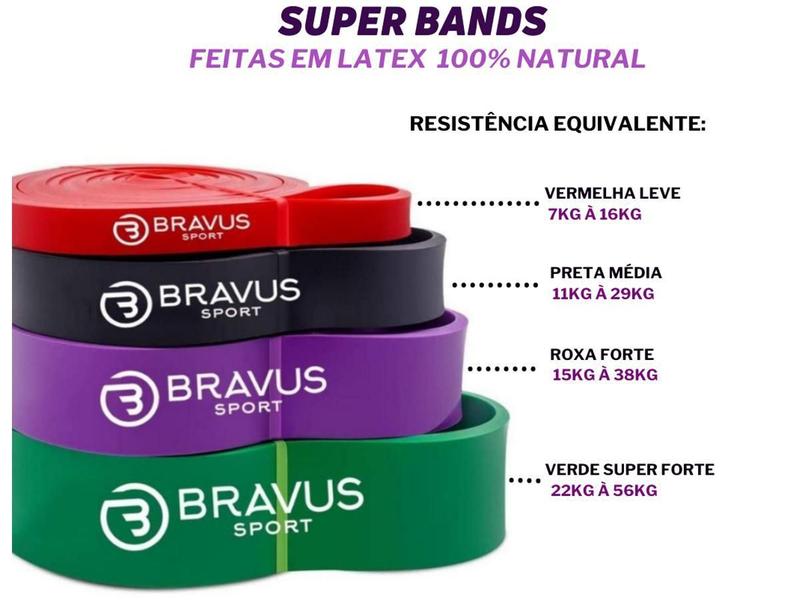 Imagem de Super Band Bravus Sport - Leve, Média, Forte E Super Forte