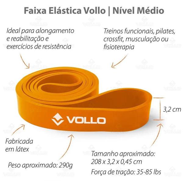 Imagem de Super Band Vollo Nível Médio 32mm Laranja VP1016