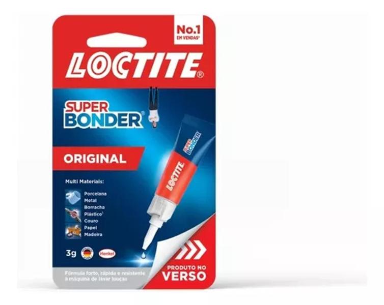 Imagem de Super Bonder 3,6g Loctite - Kit Com 3x