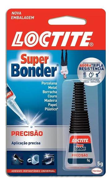 Imagem de Super Bonder Loctite Cola Forte 5 Gramas Kit 5