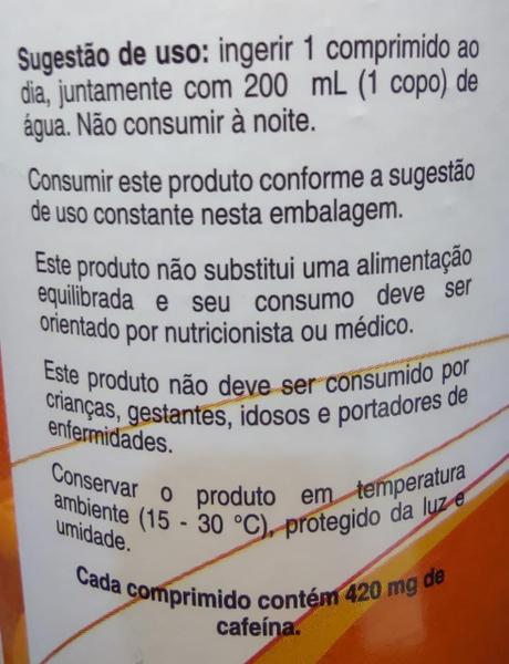 Imagem de Super Caffeine 70 comprimidos 420mg Tiaraju