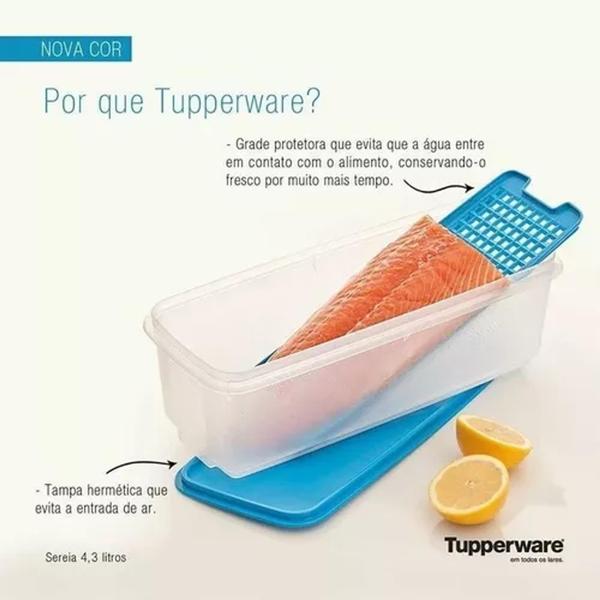 Imagem de Super caixa 4,3 litros verduras  da tupperware